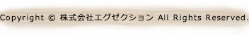 Copyright c 株式会社エグゼクション All Rights Reserved.